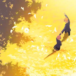 4k yellow anime wallpaper