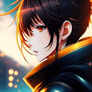 4k yellow anime wallpaper