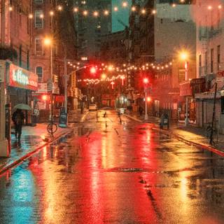 Red city 4k wallpaper