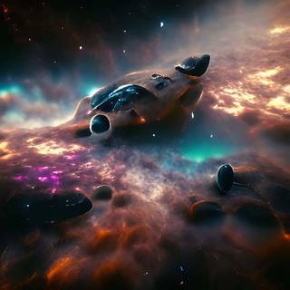 Space travel 4k wallpaper