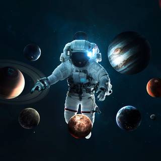 Space travel 4k wallpaper