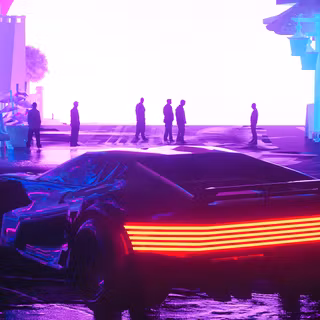 Futuristic cars 4k wallpaper