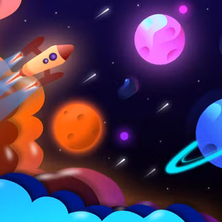 Space travel 4k wallpaper