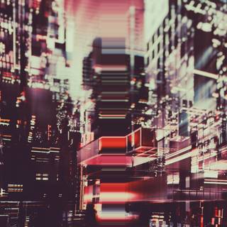 Red city 4k wallpaper