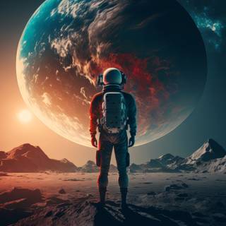 Space travel 4k wallpaper