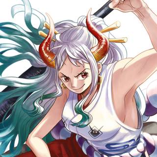 One Piece Yamato 4k wallpaper