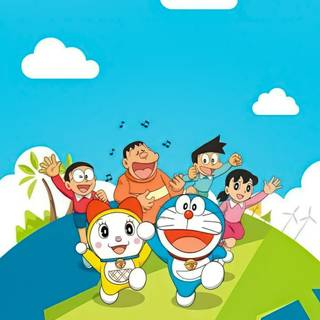 Cartoon Doremon wallpaper