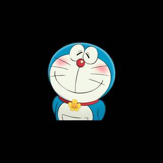 Doraemon black wallpaper