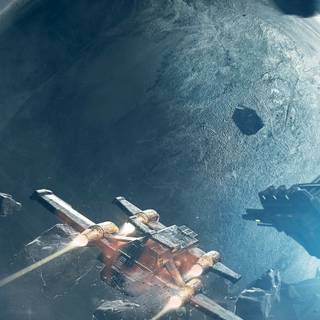 Spaceship phone wallpaper