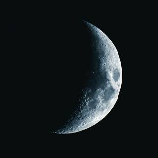 Half moon iPhone wallpaper