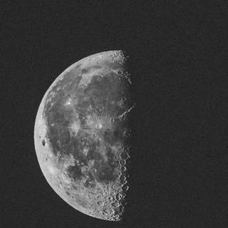 Half moon iPhone wallpaper