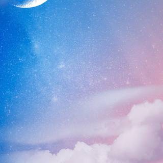 Half moon iPhone wallpaper