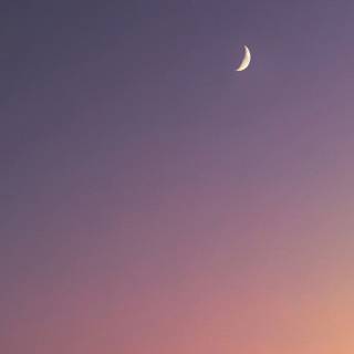 Half moon iPhone wallpaper