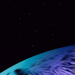 Half moon iPhone wallpaper