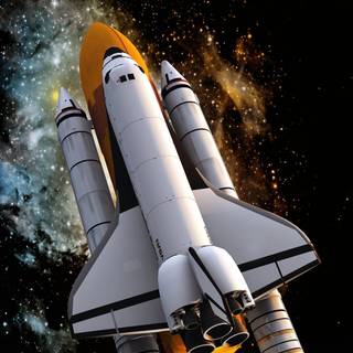 Spaceship phone wallpaper