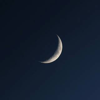 Half moon iPhone wallpaper