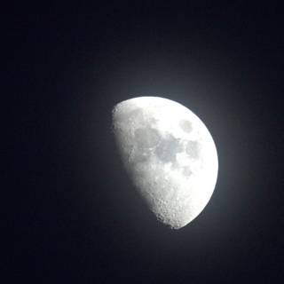Half moon iPhone wallpaper
