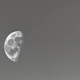Half moon iPhone wallpaper