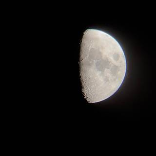 Half moon iPhone wallpaper