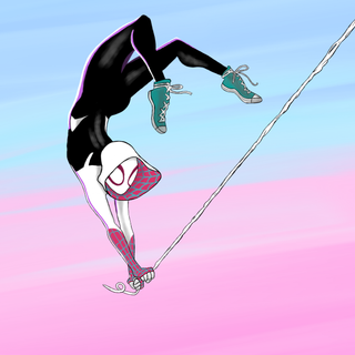 Spider Gwen phone wallpaper