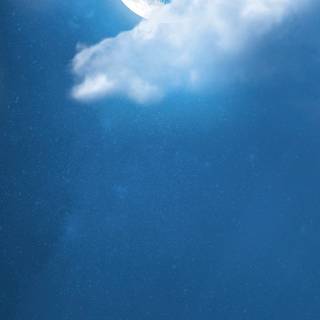 Half moon iPhone wallpaper