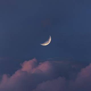 Half moon iPhone wallpaper