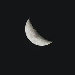 Half moon iPhone wallpaper