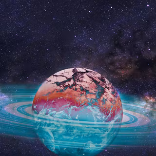 iPhone 12 planet wallpaper