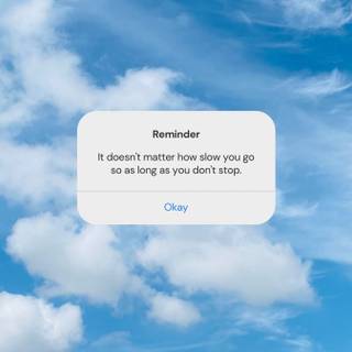 iPhone reminder wallpaper