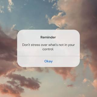 iPhone reminder wallpaper