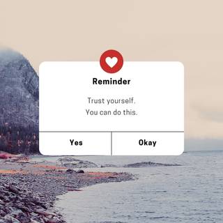 iPhone reminder wallpaper