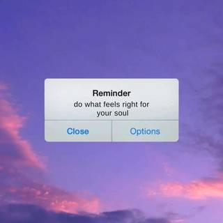 iPhone reminder wallpaper