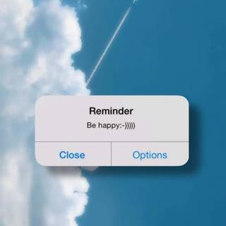 iPhone reminder wallpaper