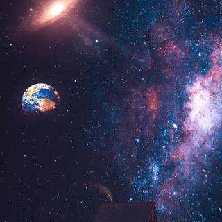 iPhone 12 planet wallpaper