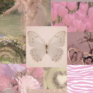 Aesthetic phone collage wallpaper