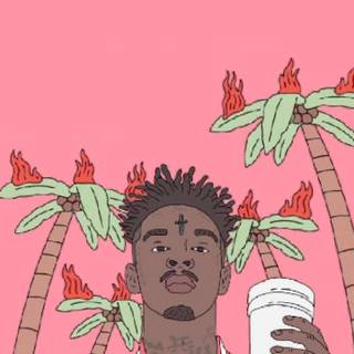 21 Savage album wallpaper