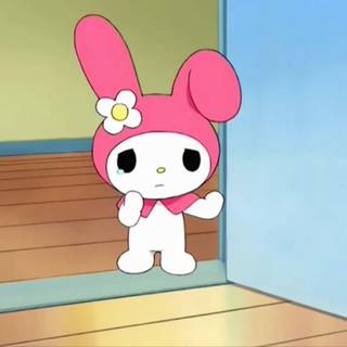 My Melody sad wallpaper