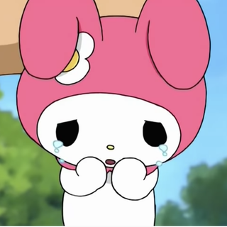 My Melody sad wallpaper