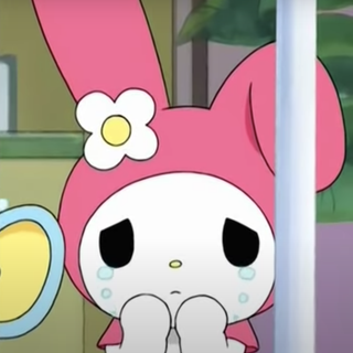 My Melody sad wallpaper