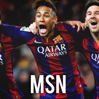 MSN Barça wallpaper