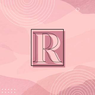 Pink R wallpaper