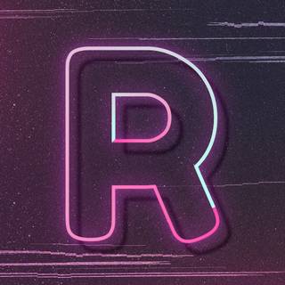 Pink R wallpaper