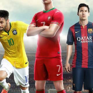 Neymar and Cristiano wallpaper