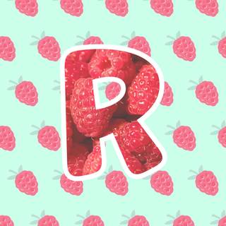 Pink R wallpaper
