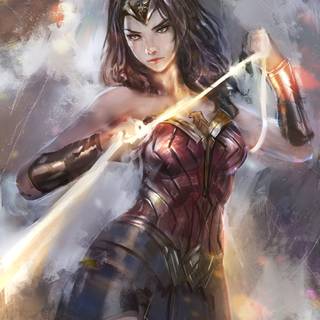 Wonder Woman anime wallpaper