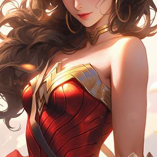 Wonder Woman anime wallpaper