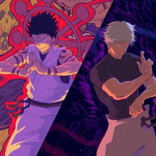 Sukuna vs Gojo iPhone wallpaper