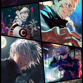 Sukuna vs Gojo iPhone wallpaper