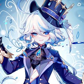 Furina computer wallpaper