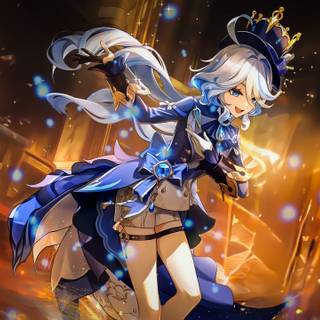 Furina computer wallpaper